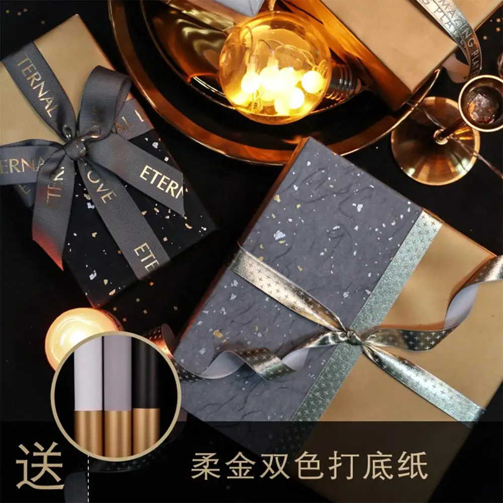 High Quality Foil Gold Tissue Paper for Birthday Holiday Wedding Gift Wrap