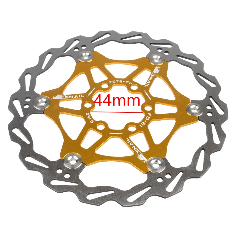 Aluminum Alloy Disc Brake Rotor MTB 160/180/203mm Brake Rotor Ultralight Strong Heat Dissipation Floating Disc Brake