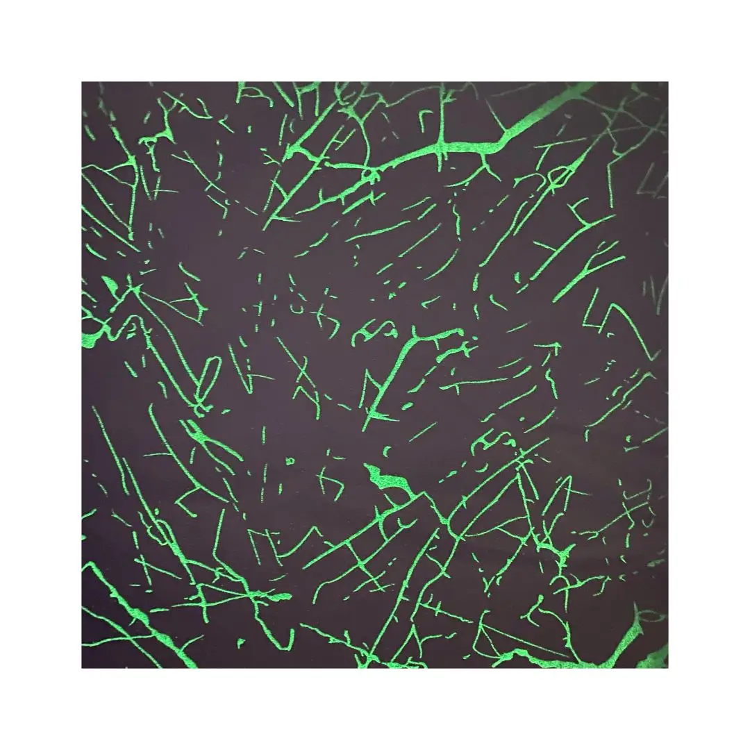 New Fashion jacket fabric 100%polyester night glow in the dark luminous fabric down jacket fabric