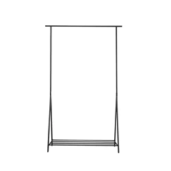 Simple coat hanger floor-to-ceiling coat and hat rack Coat hanger bedroom hat rack door rear shelf clothes rack