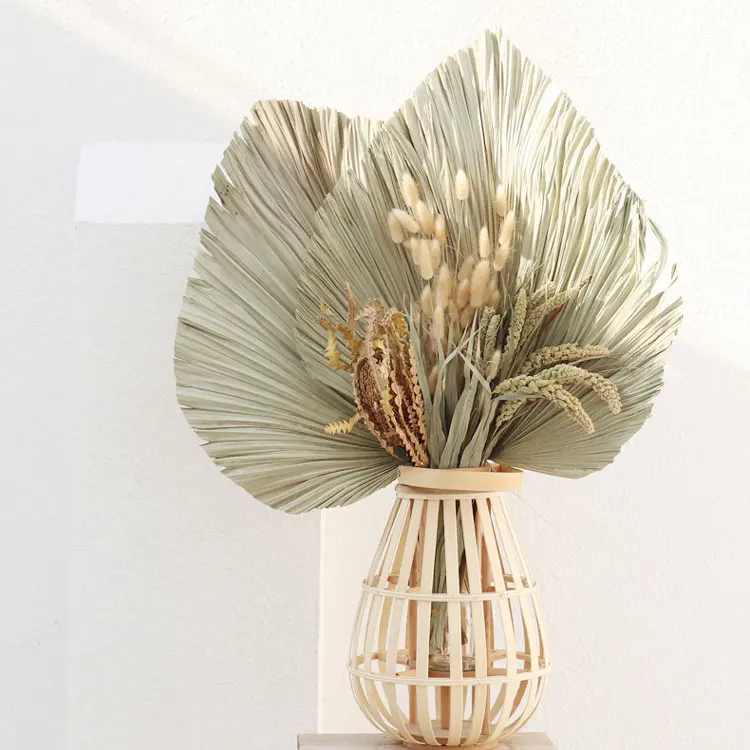 Pampas Grass 18K Goldennatural IFG консервированные цветы сушеные картонная коробка Giga День матери идеи подарка свадебные темы