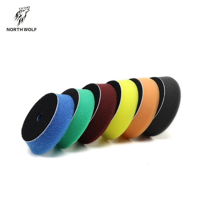 
North Wolf Car Detailing German Foam Polishing Pads Wholesale Manufacturer DA Foam Buffing Pads 3