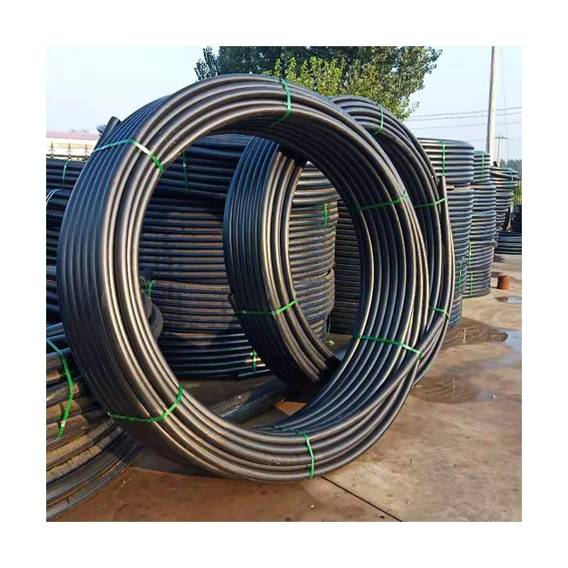 Plastic irrigation pipe agriculture pe tube hdpe rainwater pipes SDR price polyethylene pipes diameter 75 length 100 meter
