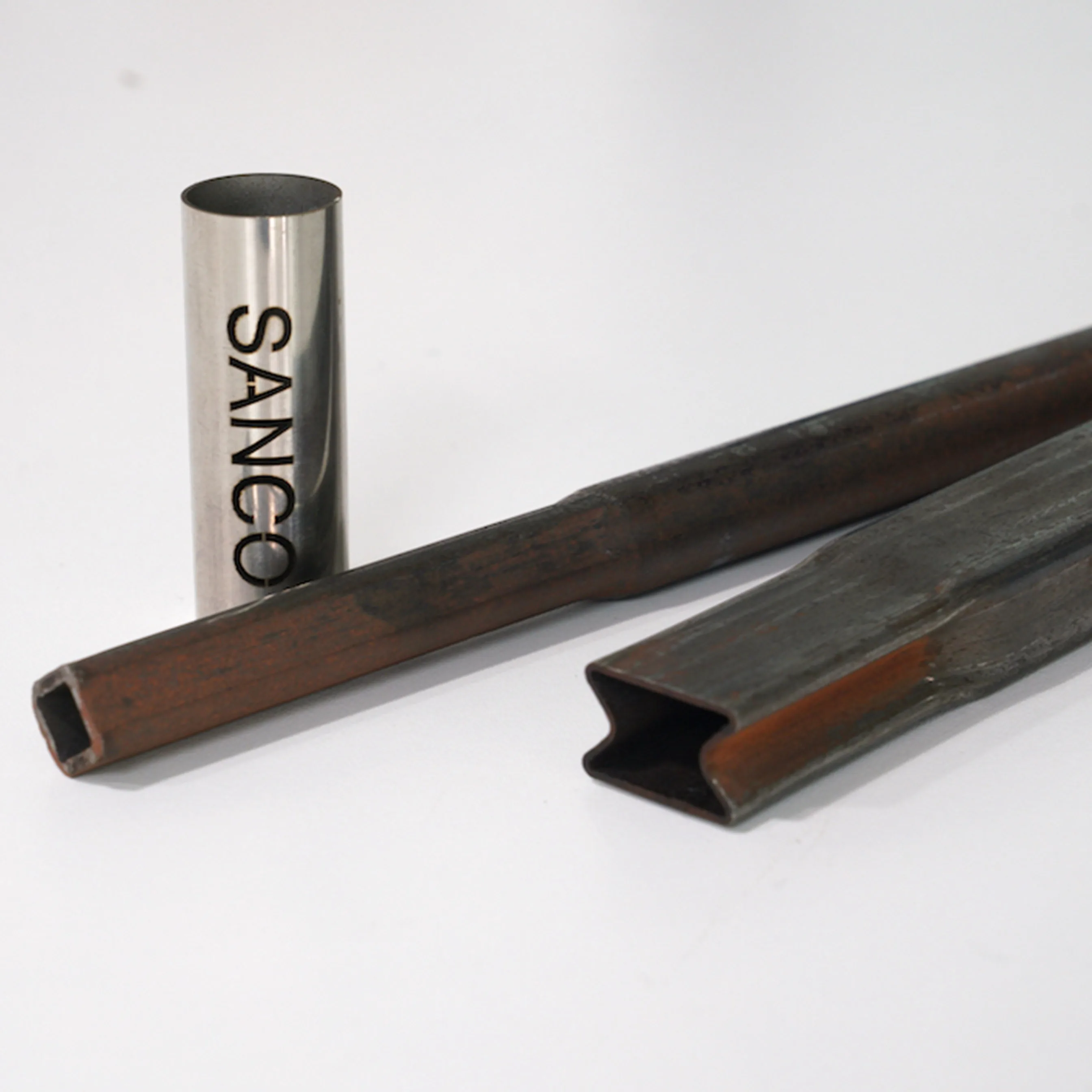 SS stainless steel pipe tube end forming reducing expanding shrinking flaring crimping expander machine round square mild carbon