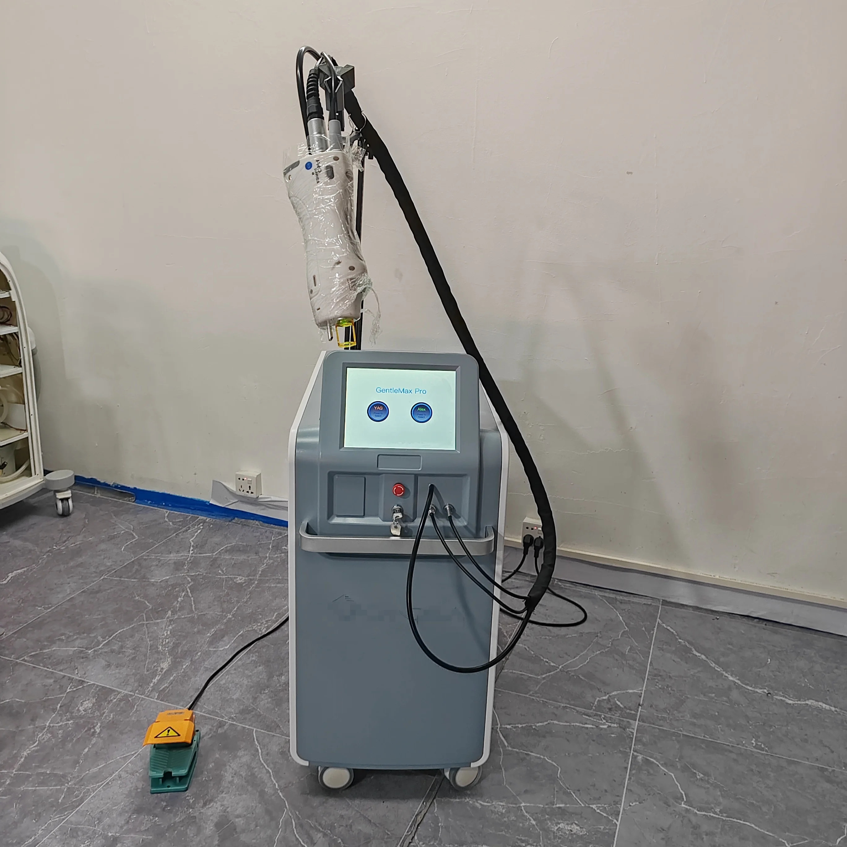 Laser hair removal machine Long Pulsed Nd YAG Laser pro 1064nm Alexandrite 755nm laser alex pro