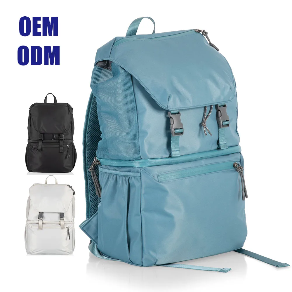 Custom logo Beach picnic Camping soft Multifunctional Leakproof can beer beverage Insulated Cooler backpack