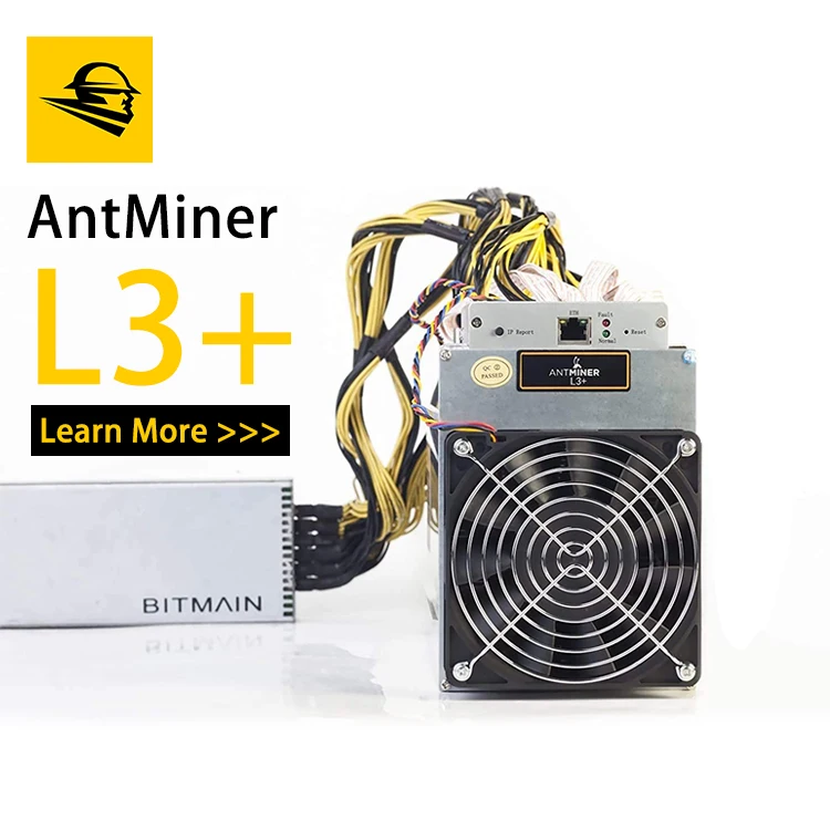  Minero antiminer l3 + в наличии mineur antminerl3 Bitmain Antminer L3 С БП Scrypt использовал Биткойн bitminer Asic ant