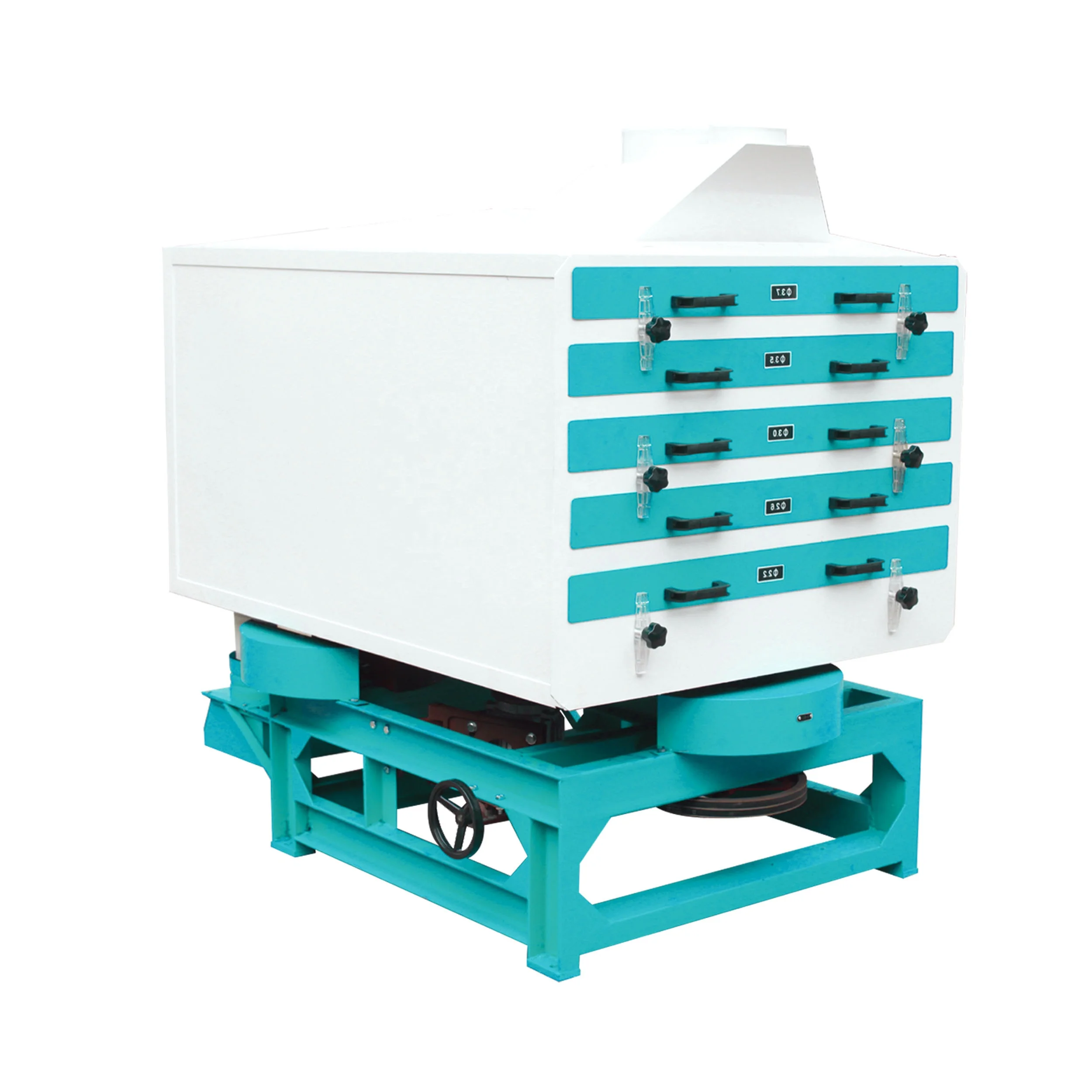 V Traditional model MMJP100*4 rice grader at 3.3 ton per hour