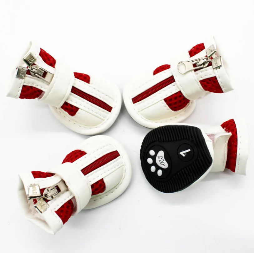 Wholesale cheap high quality fashion leather waterproof outdoor dog shoes