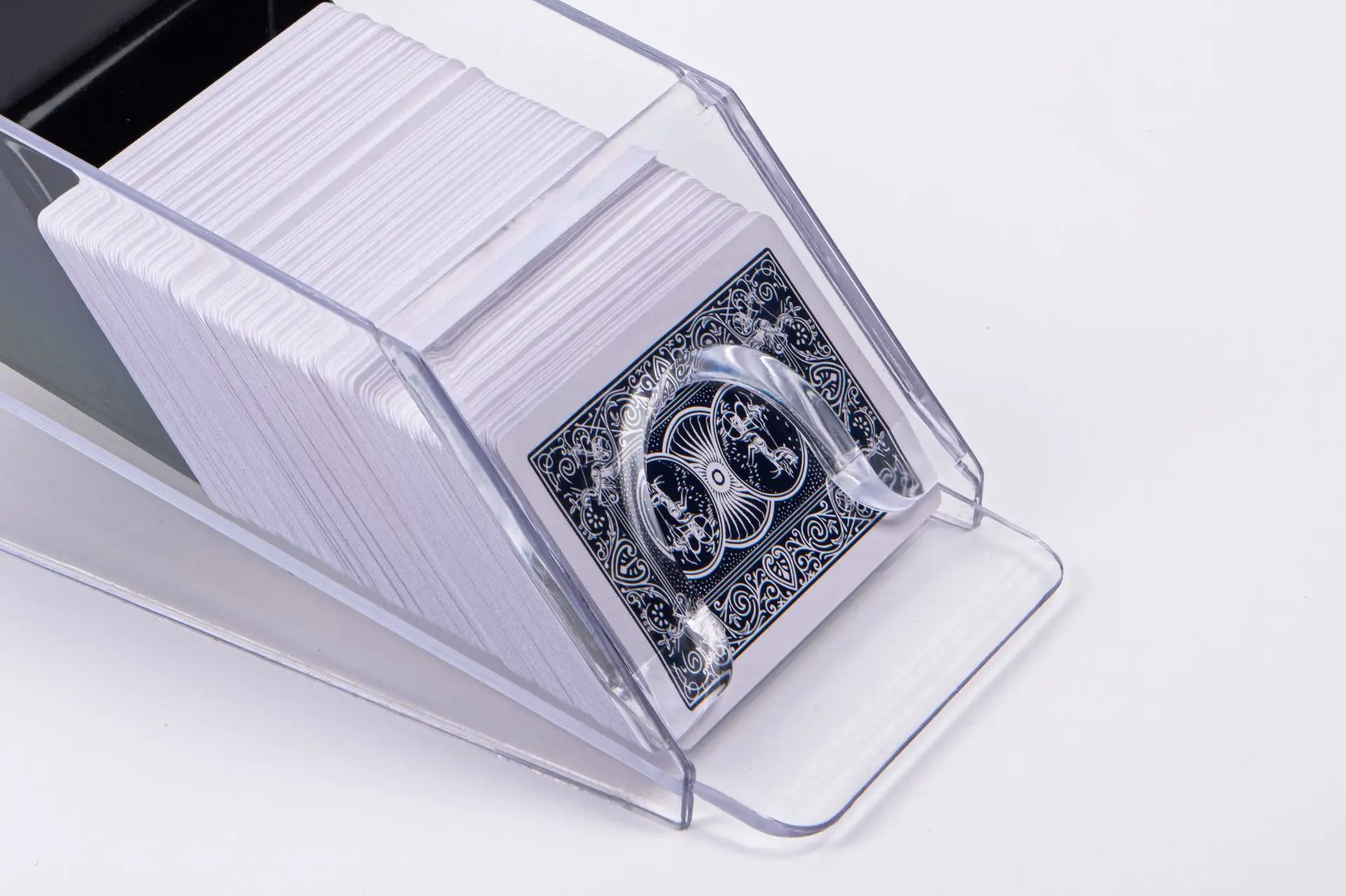 Blackjack Shoe Collection Clear Casino Grade Acrylic for Standard Size Poker Deck 4-6 Deck Size