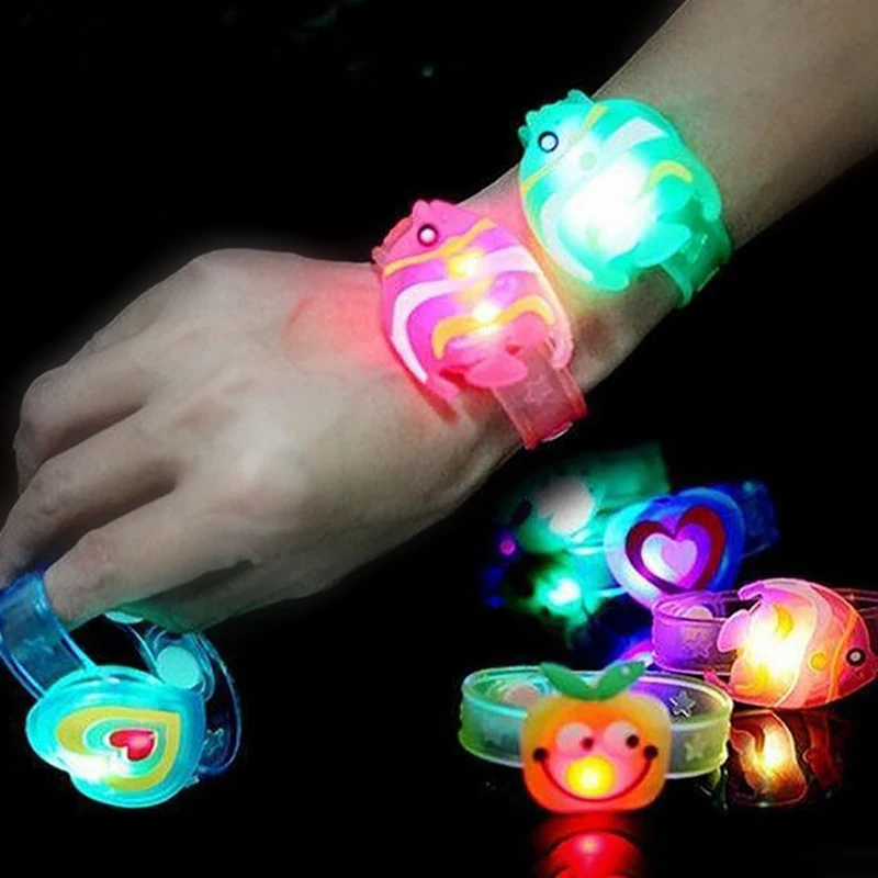 LED Cartoon Figure Light Flash Watch Child Electronic Luminous Toy Children Birthday Xmas Gift Luminous Wristwatches Dropship