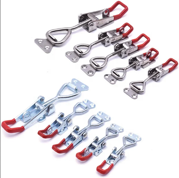 Customized adjustable quick release toggle clamp stainless steel hasp lock heavy duty latch toggle clamps