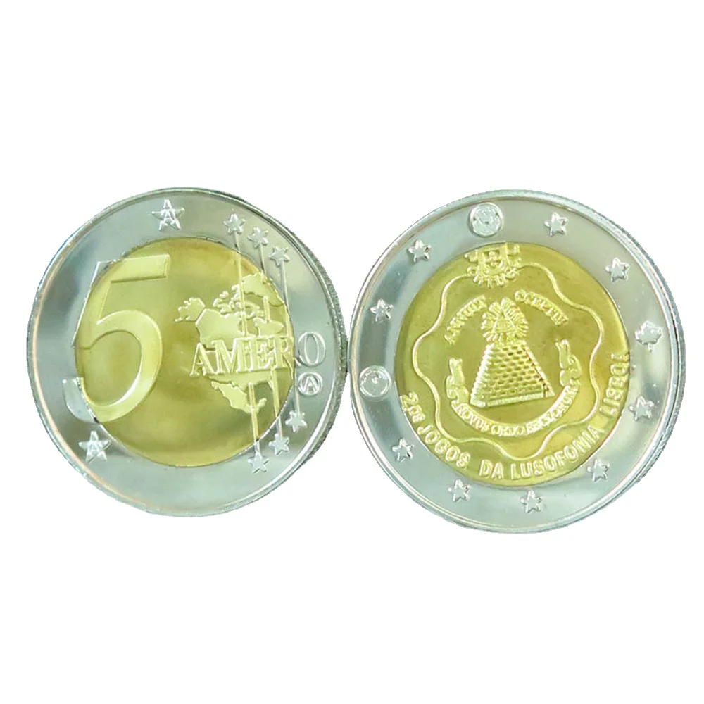 High Quality Custom 3D Souvenir Metallic Challenge Coins Double Sided Design
