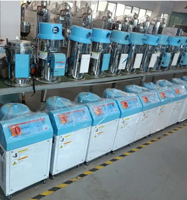 plastic raw material vacuum auto loader parts with storage tank for sale