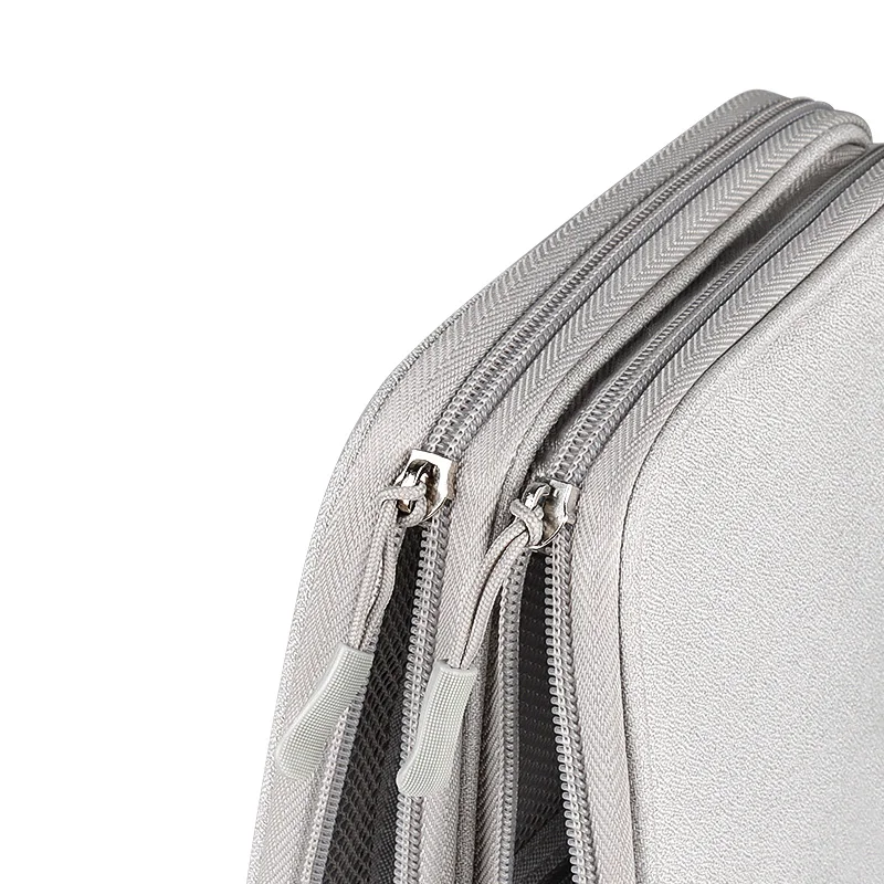 Multifunctional Carry Case Custom Logo Pack Storage Pouch Zipper Durable Electronics Organizer Travel Digital Storage Cable Bag