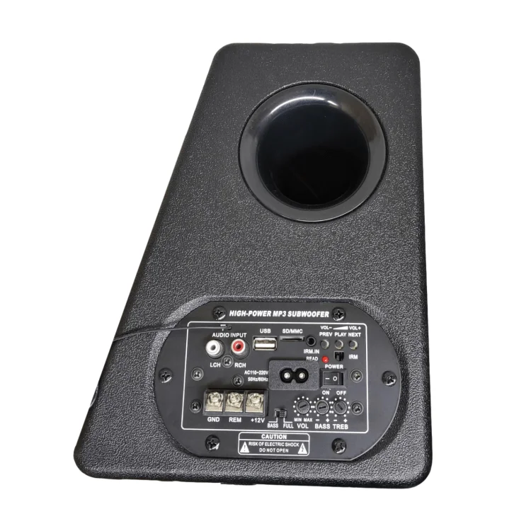 
New designed top quality 10 inch trapezoidal car subwoofer with the competitive price 
