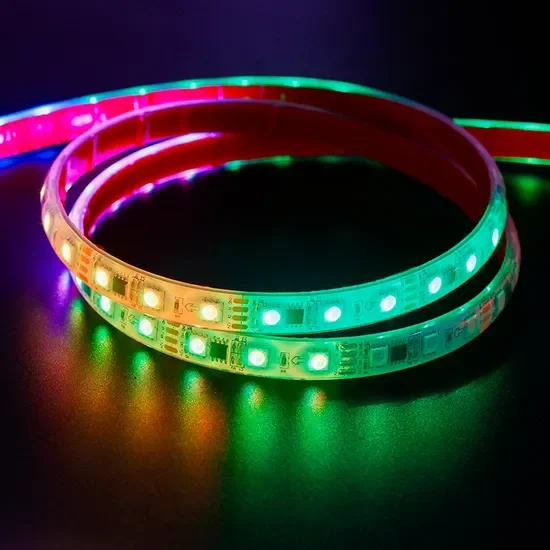 RGB Пиксельная Светодиодная лента программируемая Волшебная Адресуемая RGBW 5V 12V 24V SPi WS2811 WS2812B UCS1903 SK6812 DMX512
