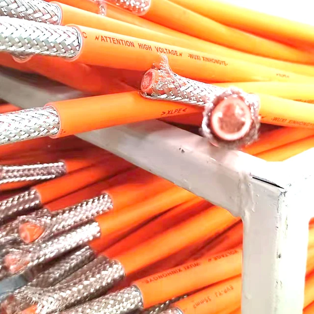 low smoke oil resistance ev charger ca TPE insulated electronic car ev charge cable type 2 to type 1