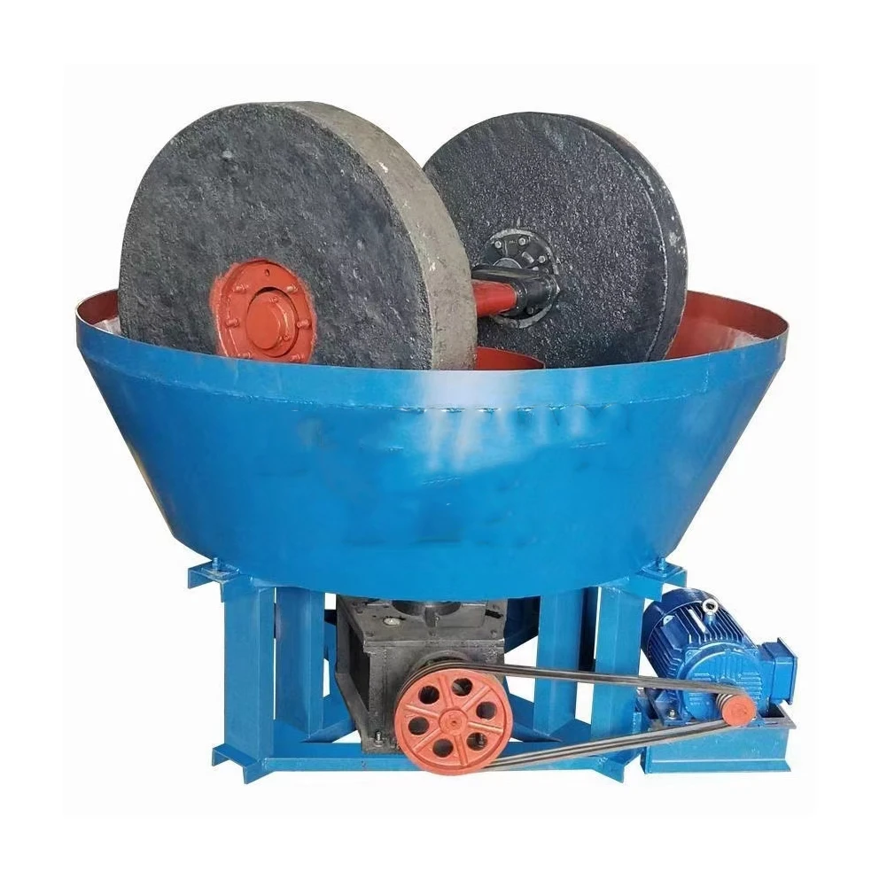 Large capacity wet pan gold grinding mill machine wet grinding mill machine for gold