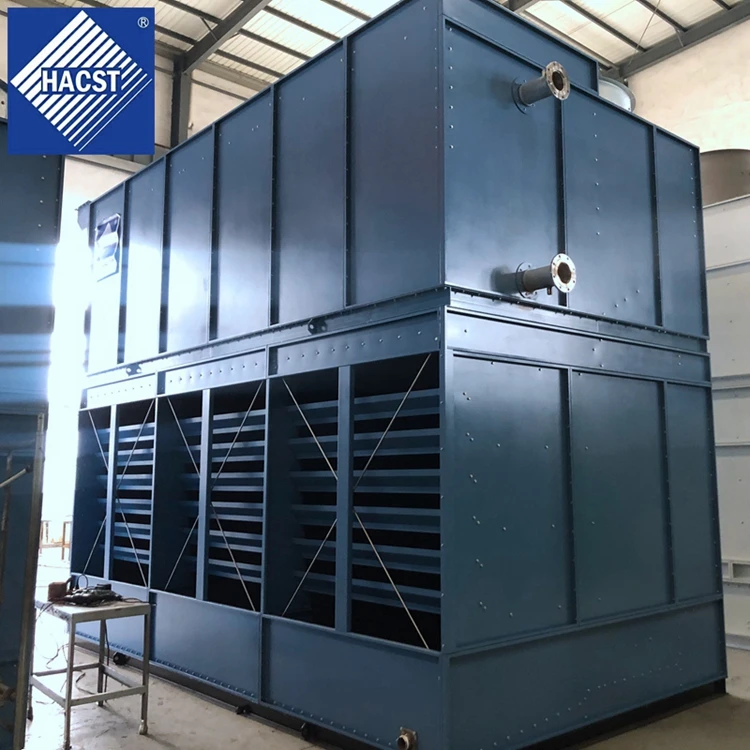 high heat transfer efficiency induction furances stainless steel frame water closed loop tower cooling tower