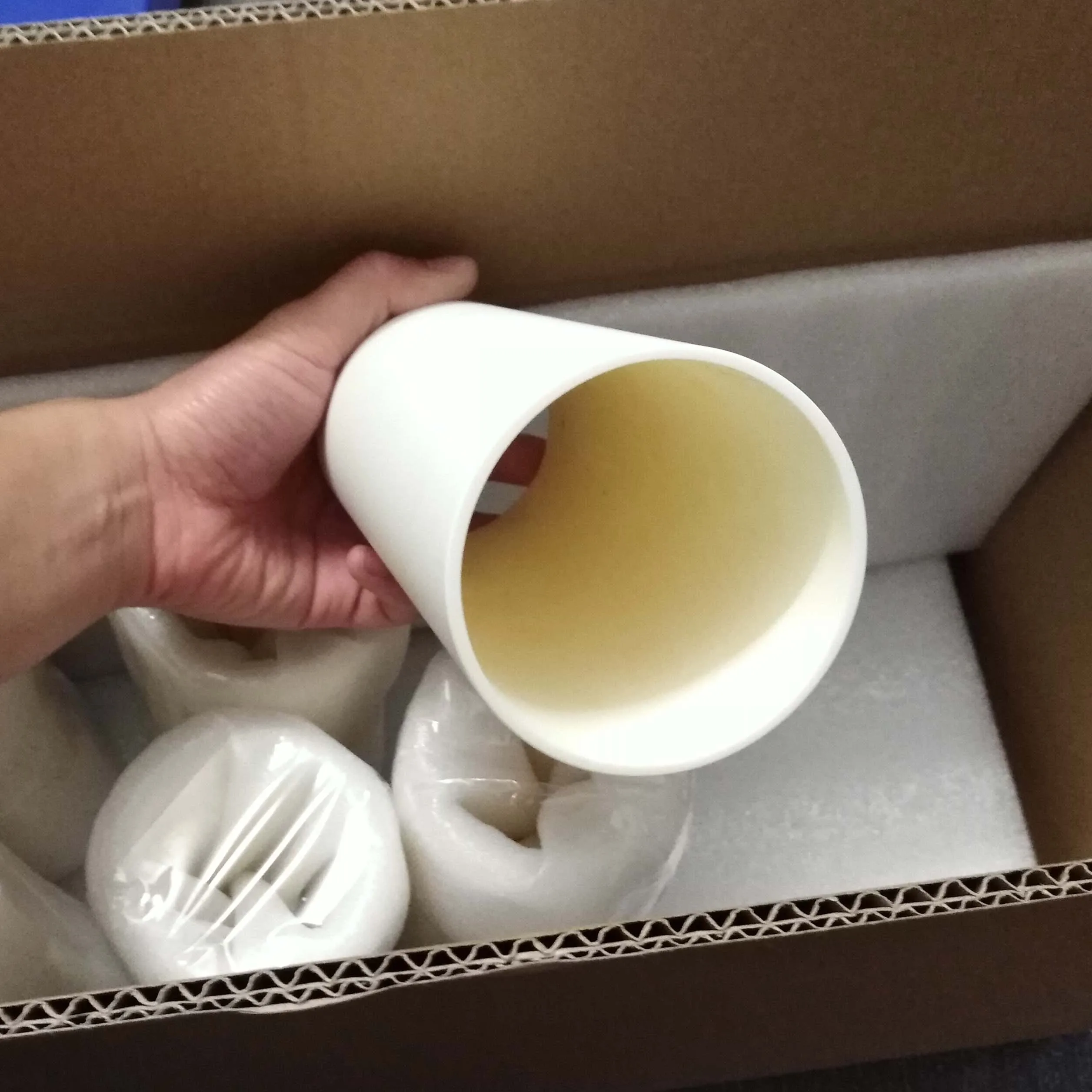 Surface Glazing Alumina Al2O3 Ceramic Tube for Electrical Insulating Application