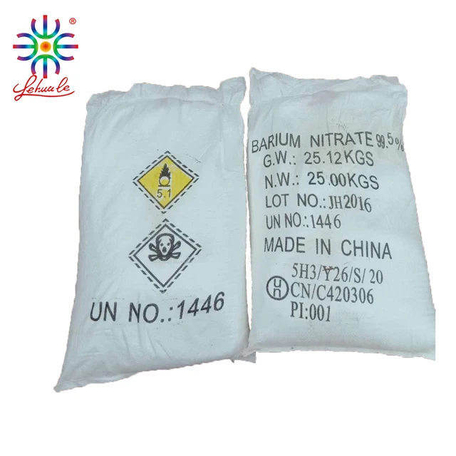 Chinese Best Quality Barium Nitrate 99.5% for Fireworks Splarkers