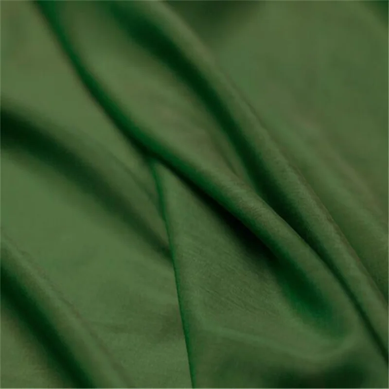Factory Wholesale 9 mm High Quality Plain Dyed Solid Standard Blend Silk Cotton Fabric for Lining
