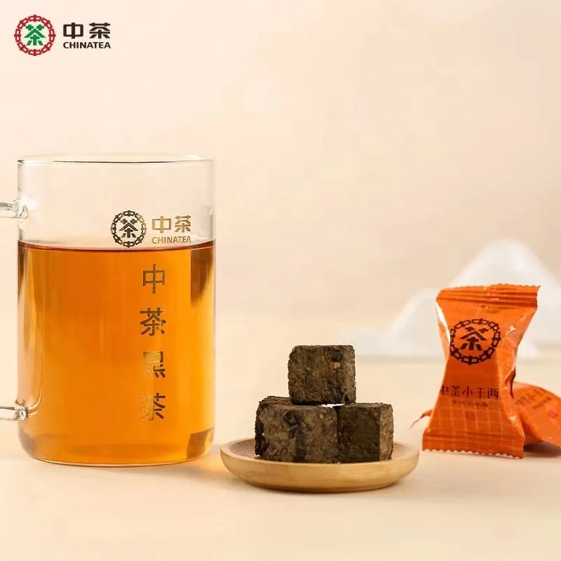 HN31 wholesale factory price negotiable cha mini individual package 240g per box cha hunan golden flower  chinese Dark Tea