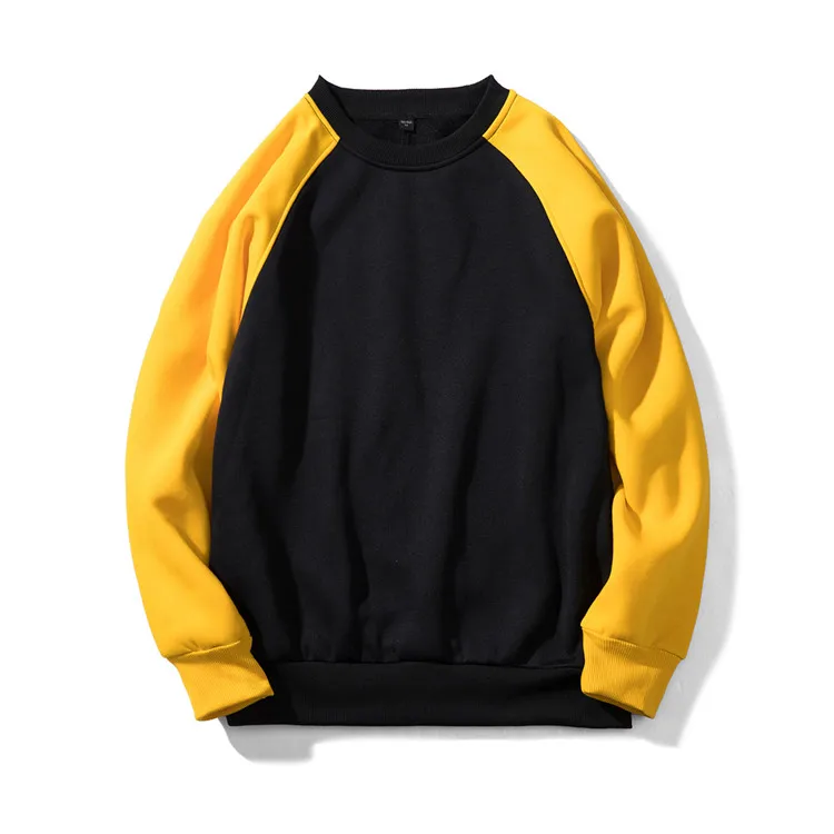 OEM Blank O-Neck 100% Polyester Long Sleeve Custom Logo Printed Oversized Pullover Sweatshirts