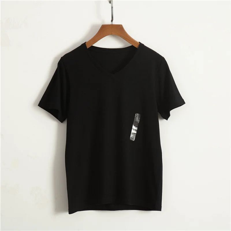 2023 classic apparel basic t shirts 100% cotton manufacture unisex bulk clothing pure color tshirt women