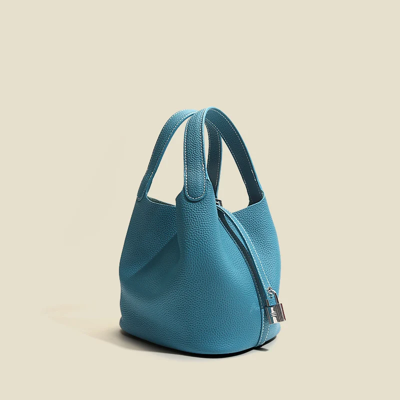 Italian Genuine Cowhide Leather Handbags Women 100% Genuine Leather Bags With Custom Logo