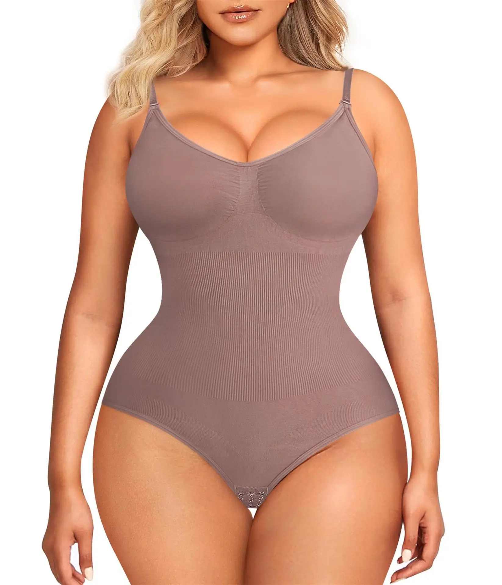 King Mcgreen Star Bodysuits Full Coverage Shapewear Thigh Slim Body Suit Backless Jumpsuit Seamless Shapers Slimmer
