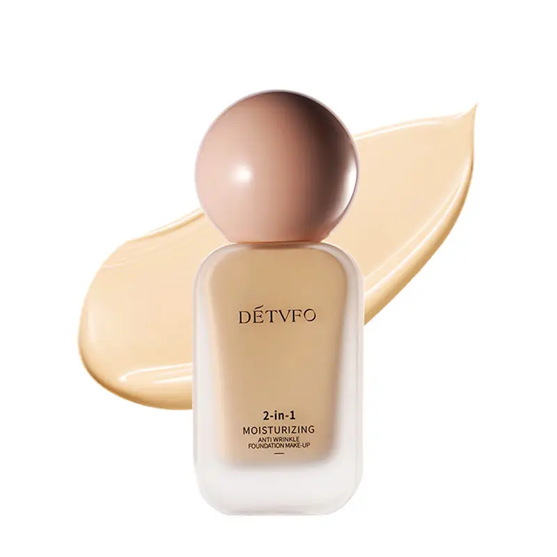 OEM ODM SPF 35 Long Lasting Concealer Makeup Foundation Waterproof Moisturizing Mineral Matte Full Coverage Liquid Foundation