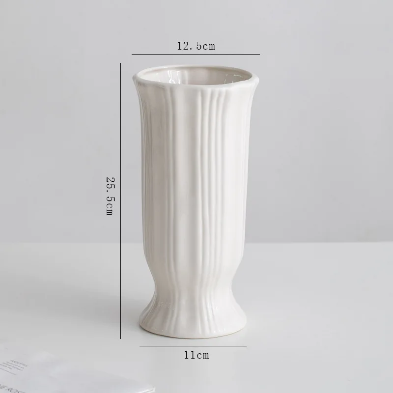 Customized size antique modern vase beautiful flower vases for living room decor