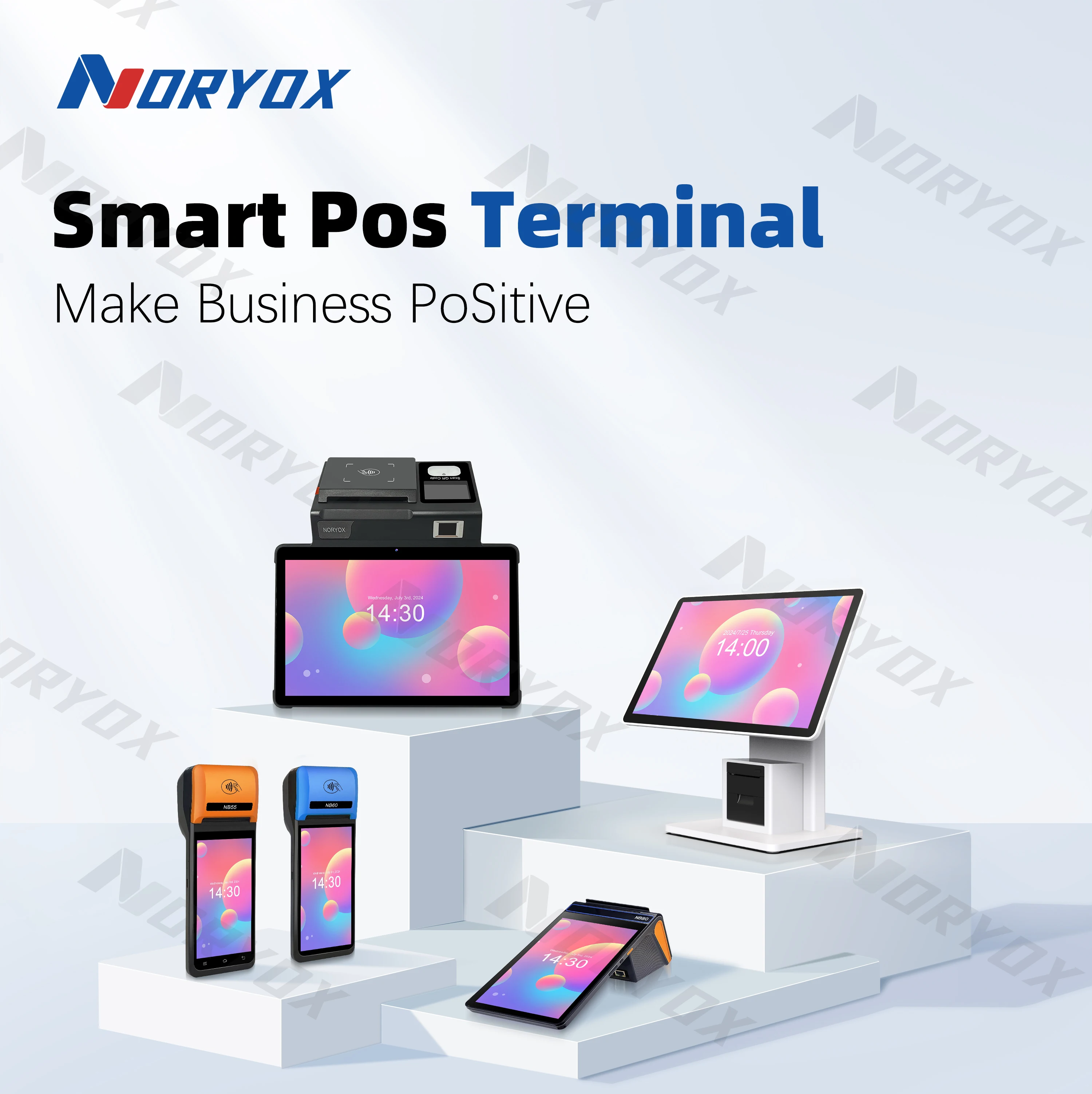 Noryox 11 дюймов Pos все в одном емкостный сенсорный Android 12 системы для ресторана Nb11R машина Sdk с экраном 2 4