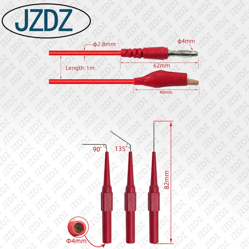  Набор тестовых щупов JZDZ J.T20 комплект электрических для диагностики