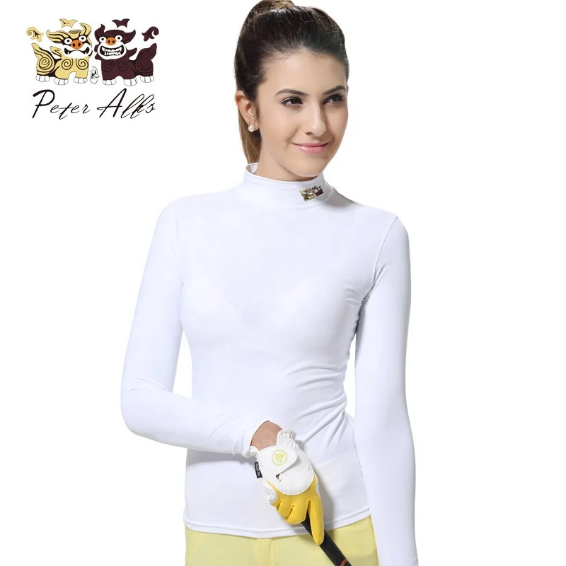 Peter Allis Summer Ice Silk Sunscreen Cool Long-sleeve Golf T-shirt for Men and Women