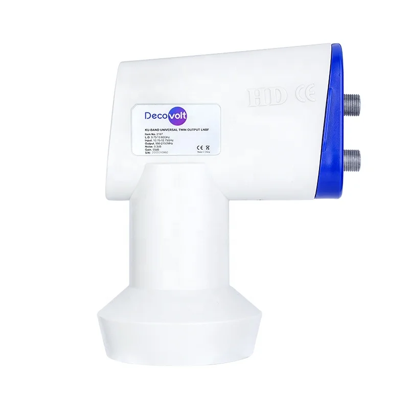 High power Good price  supply  Ku Band Twin LNB KL-212RT universal twin LNB 0 .5dB