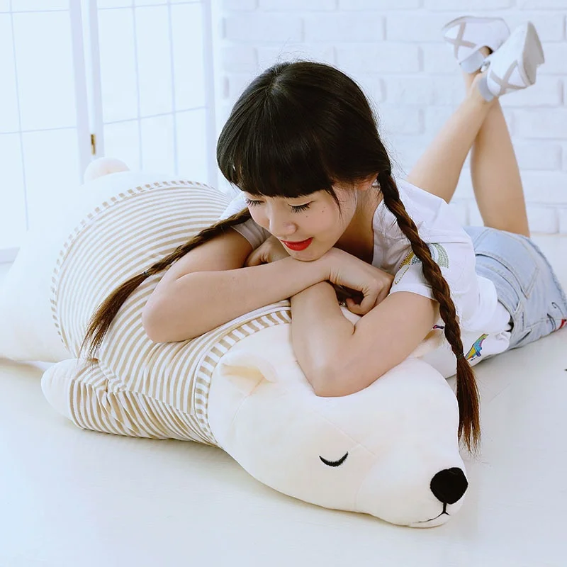 35cm/50cm/60cm/70cm/90cm/110cm Trending hot products Plush doll Japanese polar bear toy pillow
