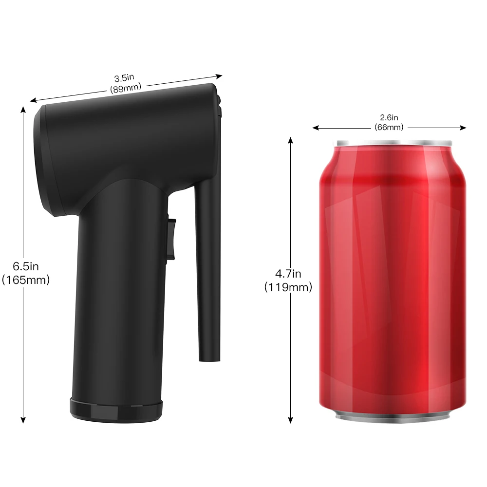 Compressed cordless electric air gun duster blower spray air duster for computer cleaning