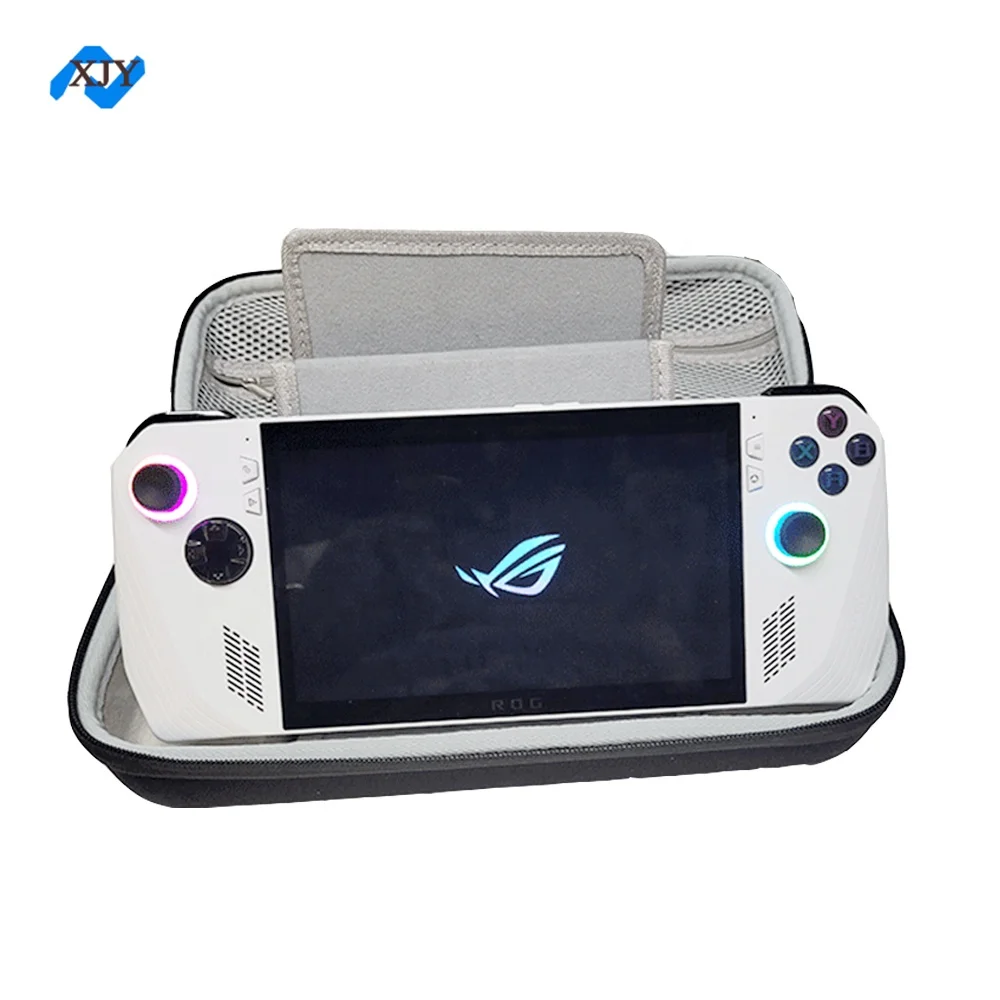 Manufacturer Customized EVA Case Hard Storage Carry Zipper Case Bag for ASUS Rog Ally with Divider Stand - case only