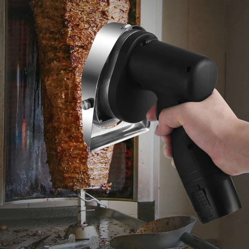 JXB-Convenient Handheld Turkey Bbq Gyros  Knife Cutter Doner Meat Electric kebab knife slicer