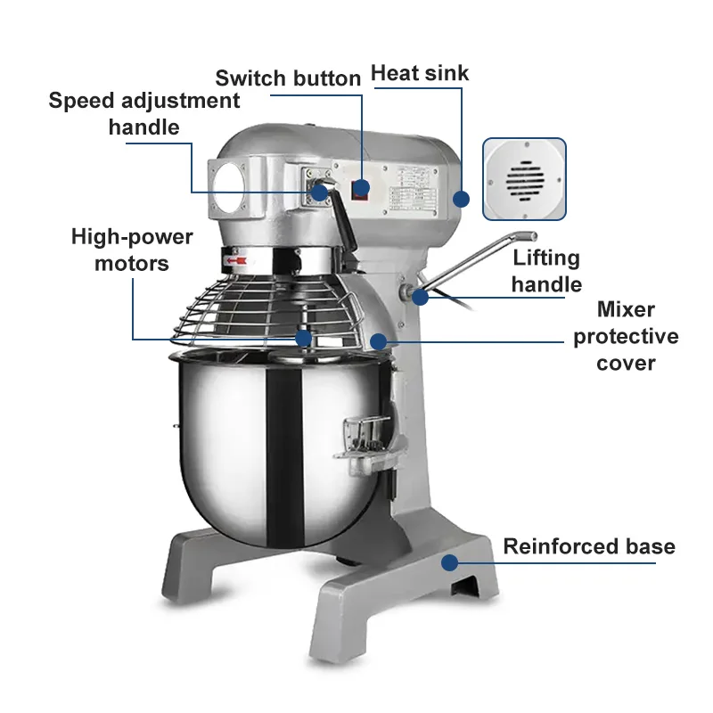 Custom Flour Mixer Machine For Bakery Commercial Food Mixer Machine Industrial Bakery Mixer Machine
