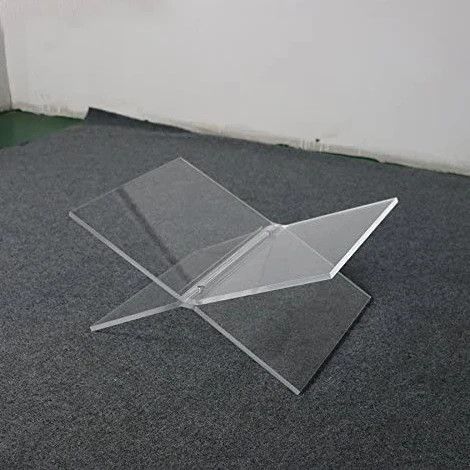 VONVIK 2020 Plexiglass Open Book Display Clear Acrylic Desktop Book Holder