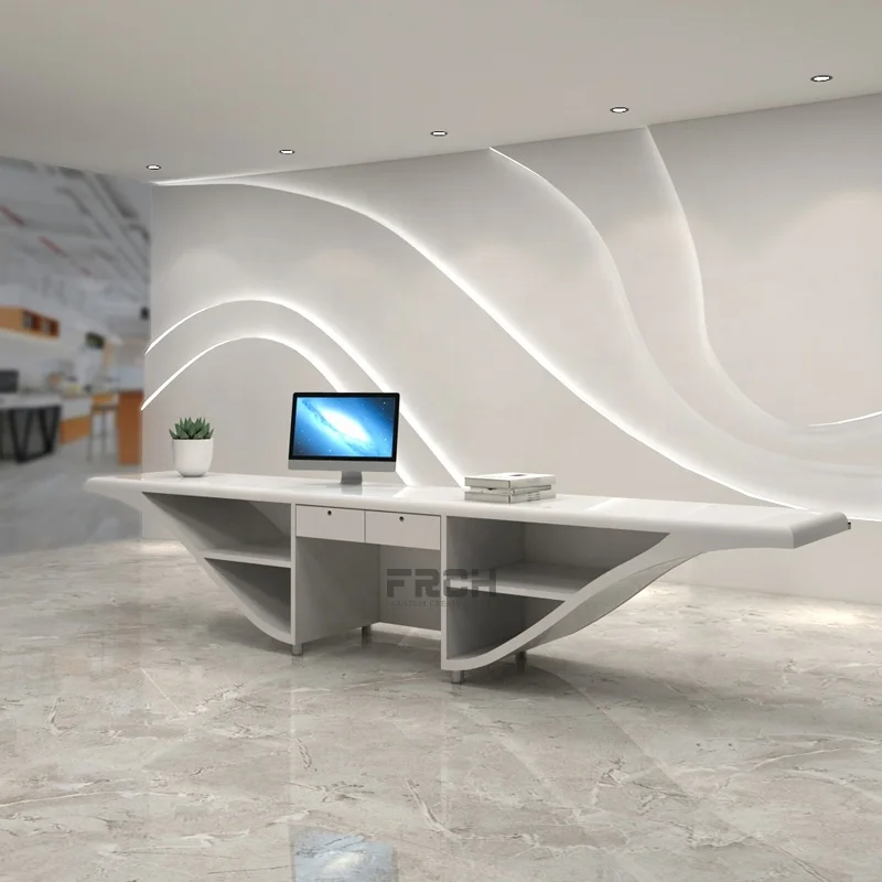 Индивидуальная высококачественная медицинская стойка для приема кожи современный белый салон красоты