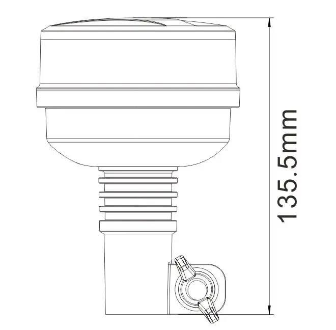Safety Warning System LED Forklift Beacon Light for Sale - 10- 110V DC - Red Amber Blue Lamp Color