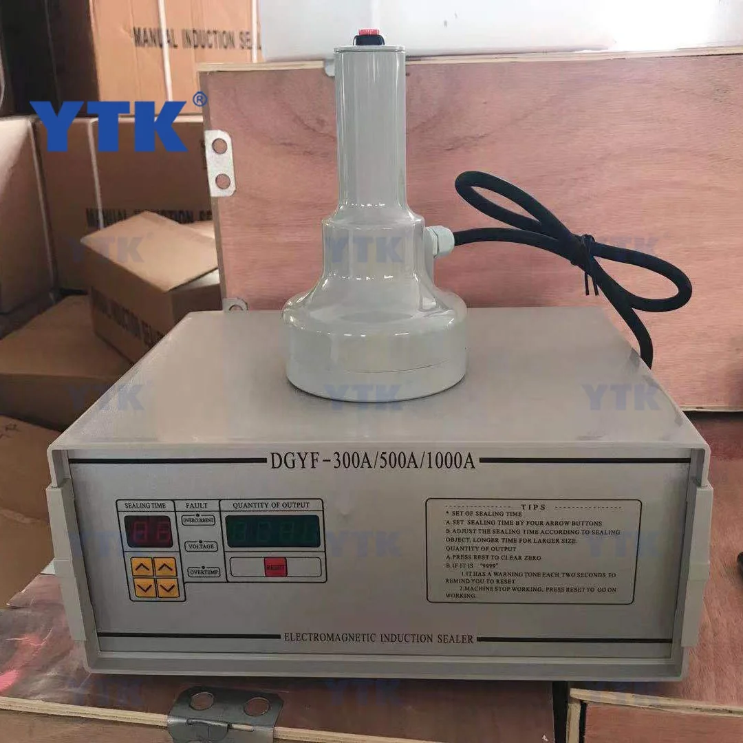 20-100mm Portable Cap Induction Sealer Electromagnetic Aluminum Foil Induction Sealing Machine for Plastic Bottle