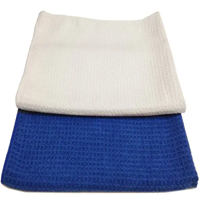 
Microfiber Fabric kitchen towel high absorbent microfiber waffle hand towel 