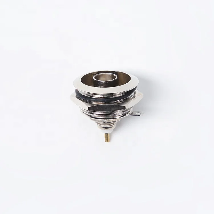 Hot Selling Round RCA audio socket mount copper handle adapter audio av connector