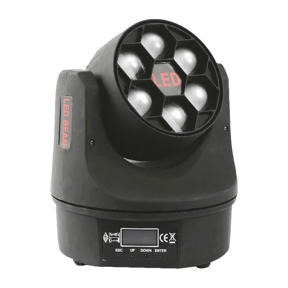 Режим управления DMX 6*15 Вт мини-B-EYE движущийся головной свет для ночных клубов сцены свадебной вечеринки